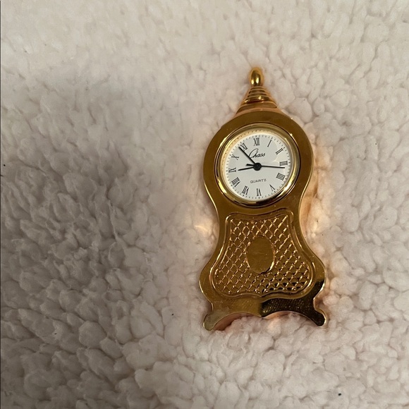 Other - Gold Vintage Style Miniature Clock